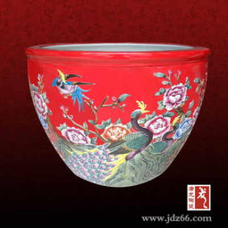 景德镇陶瓷鱼缸 庭院雅趣，匠心定制